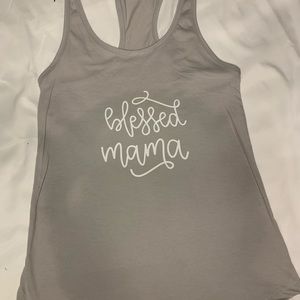 blessed mama tank size small